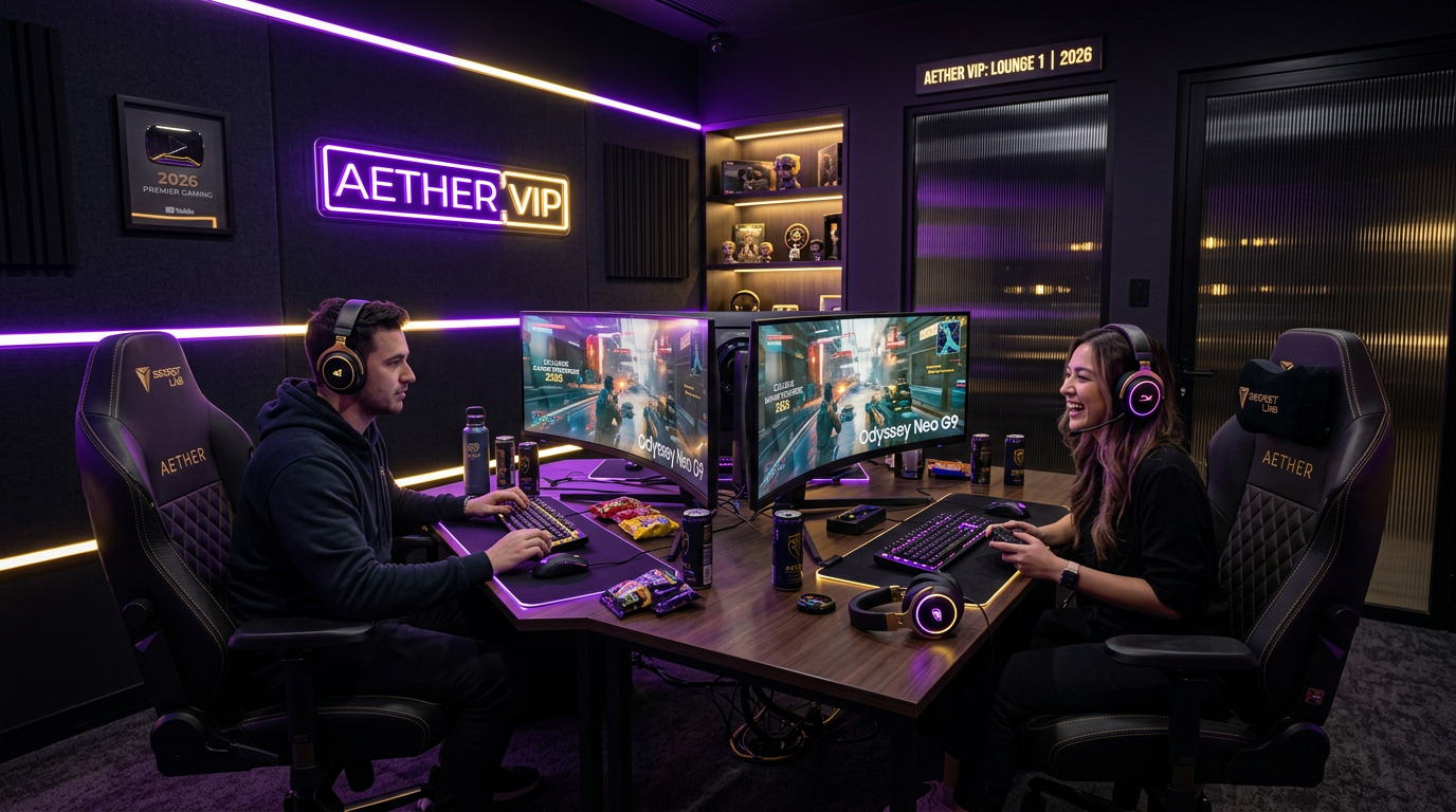 VIP private games room with premium setup